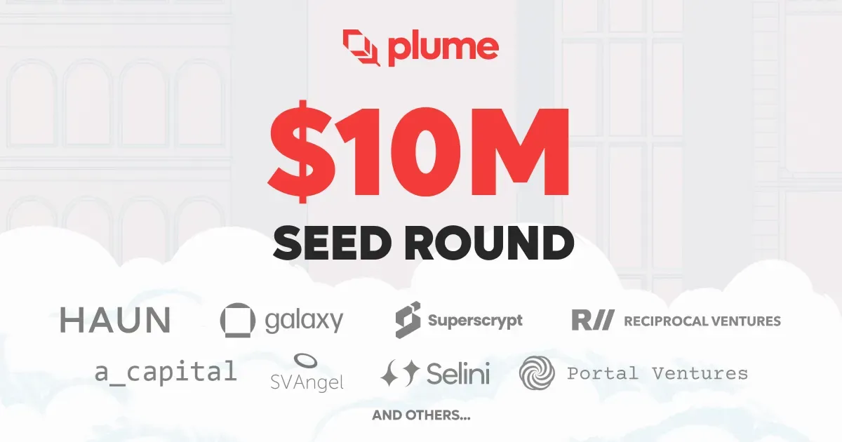 Plume $10M Seed Round